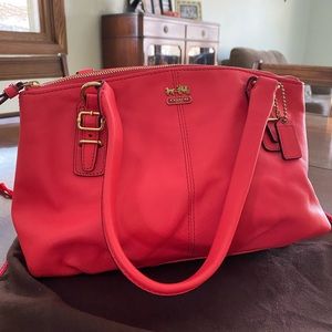 Coach pink azalea mini bag